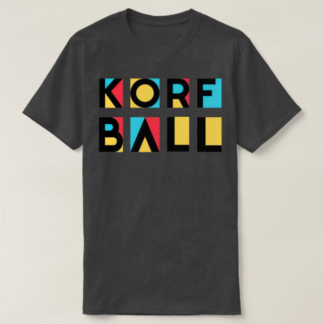 KorfBall KorfBall Player KorfBall Coach T Shirt (Design framsida)