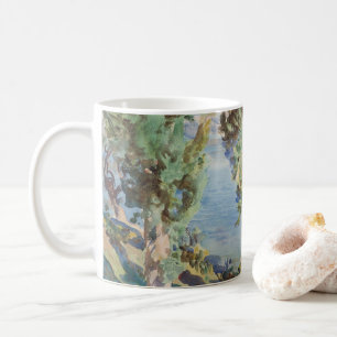 Korfu-cypresserna av John Singer Sargent Kaffemugg