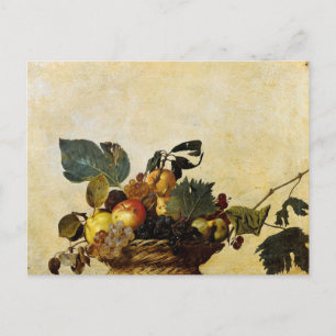 Korg med frukt av Caravaggio vykort