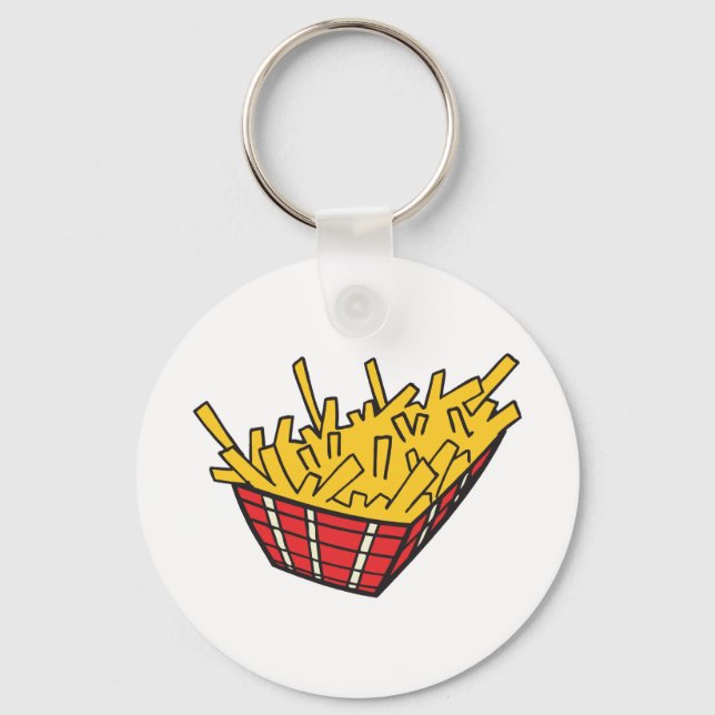 korg med pommes frites nyckelring (Framsida)