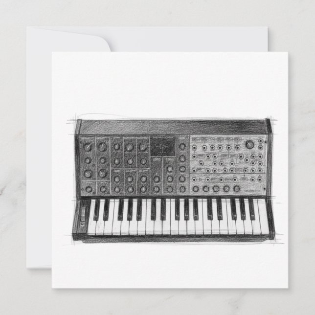 Korg MS 20 Geburtstagskarte  (Framsida)