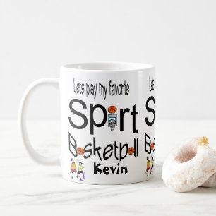 Korgar för basket Sport Kaffemugg