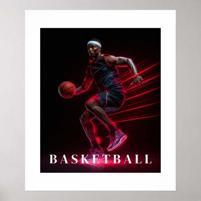 Korgbasketaffisch Poster (Framsidan)