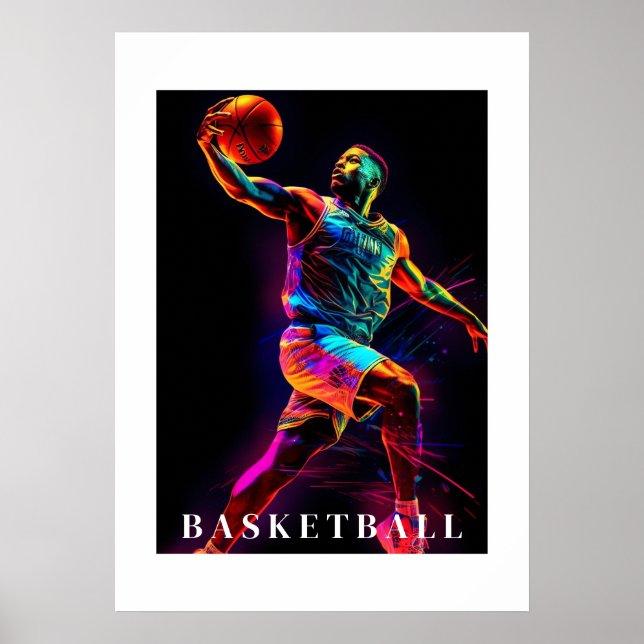 Korgbasketaffisch Poster (Framsidan)