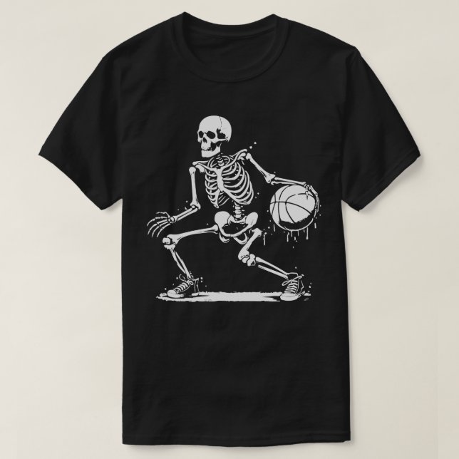 Korgbasketspelare T Shirt (Design framsida)