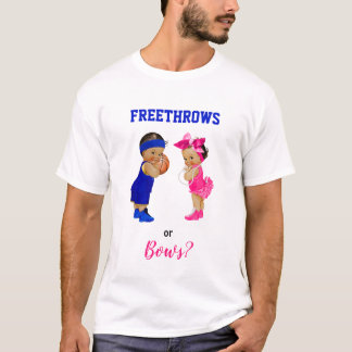 Korgboll Böjar Bebisar Pojke Flicka Köns Avslöjand T Shirt