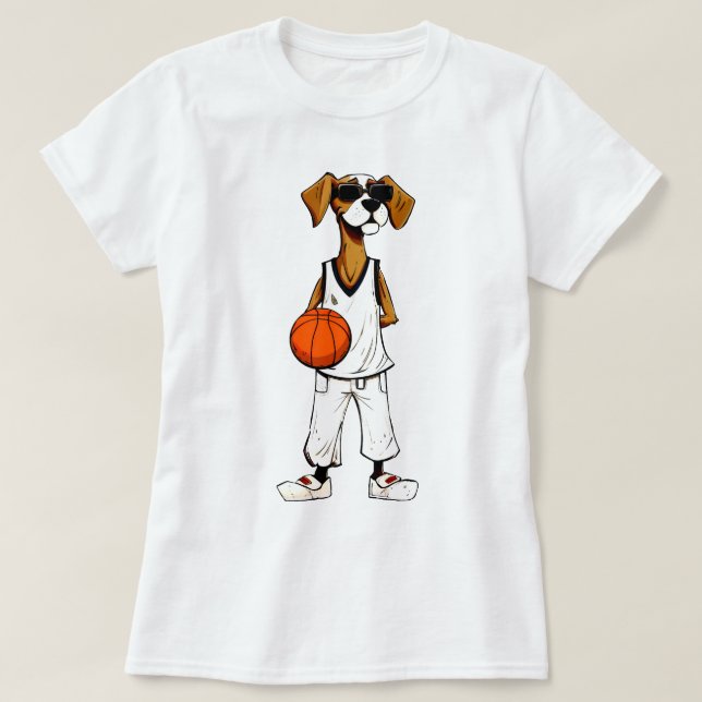 Korgboll Hund T Shirt (Design framsida)