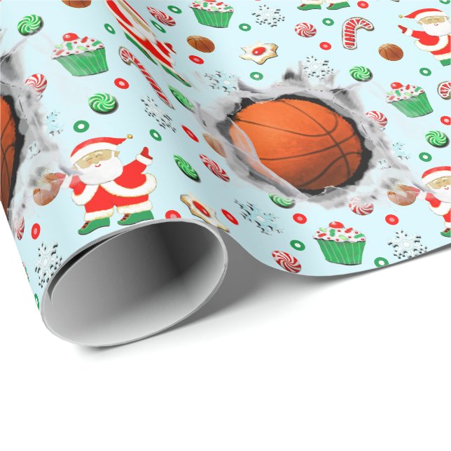 Korgboll julpresent presentpapper (Rullad Hörn)