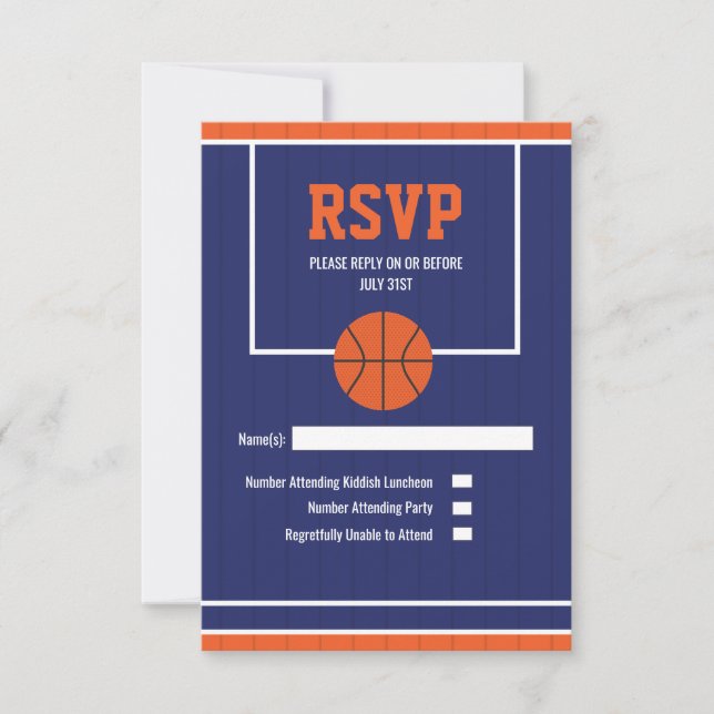 Korgboll RSVP-kort OSA Kort (Framsida)