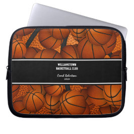 Korgbollar mönster-bussgåva med eget namn laptop fodral
