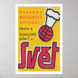 Korgbollskockshatt - Matchbox-utskrift - Estetik Poster
