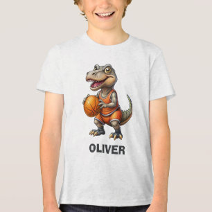 Korgbollspelare Söt Dinosaurie T Shirt
