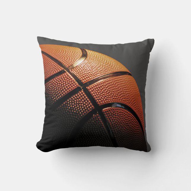 Korgdesign för basketboll kudde (Framsida)