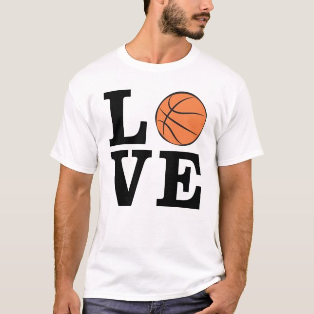 Korgdesign för basketboll t shirt (Framsida)