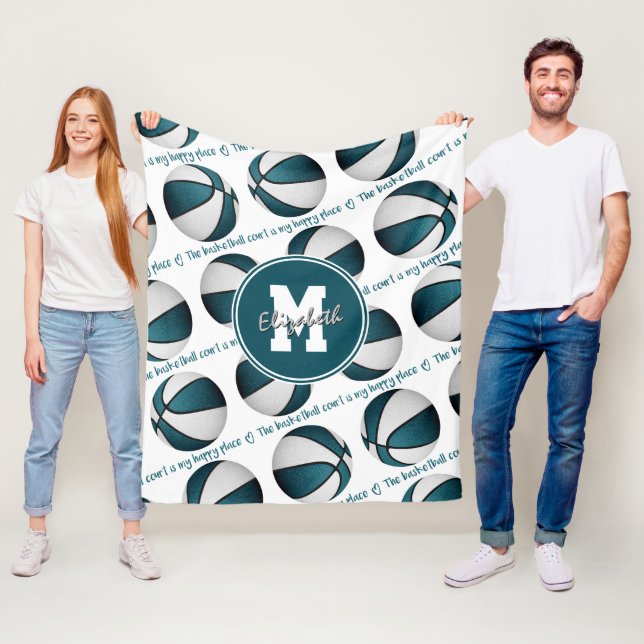 Korgetbollen är min lycklig ställe fleecefilt (På plats)