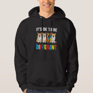 Korgi för ökad medvetenhet om autism för Hund Hund Hoodie