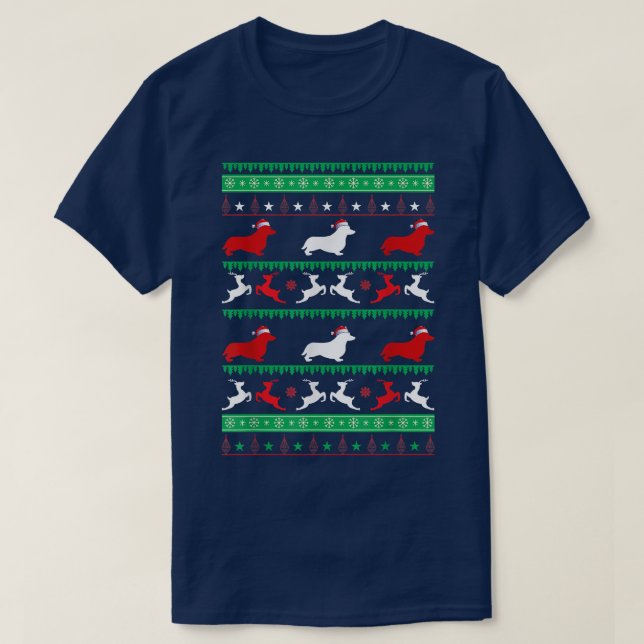 Korgi Julsötare för Hund älskare Manar Kvinnor T Shirt (Design framsida)