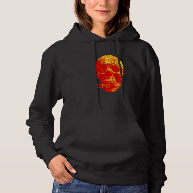 Korgskalle skräck t shirt (Framsida)