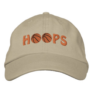 Korgsydda mössa med basketkorgar broderad keps