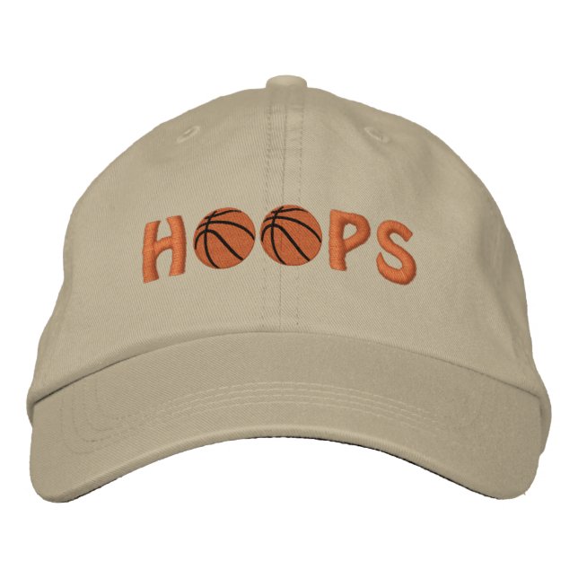 Korgsydda mössa med basketkorgar broderad keps (Framsida)