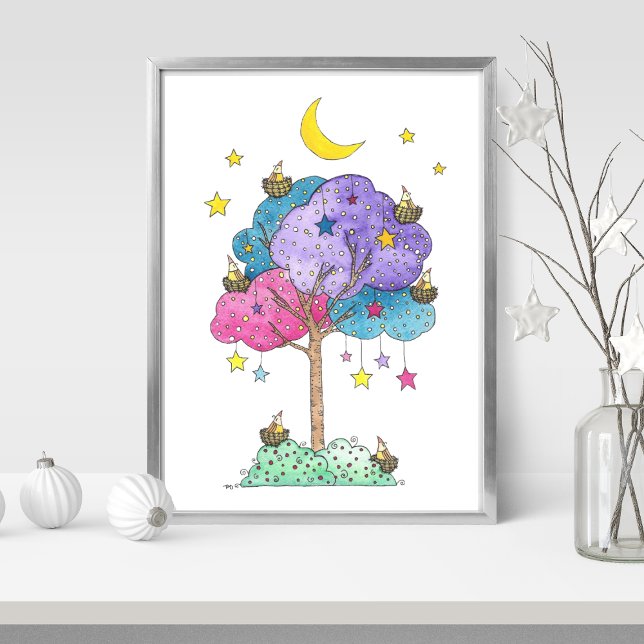 Korgutskrifter för barn | Söt Dreams Watercolor Poster (Skapare uppladdad)
