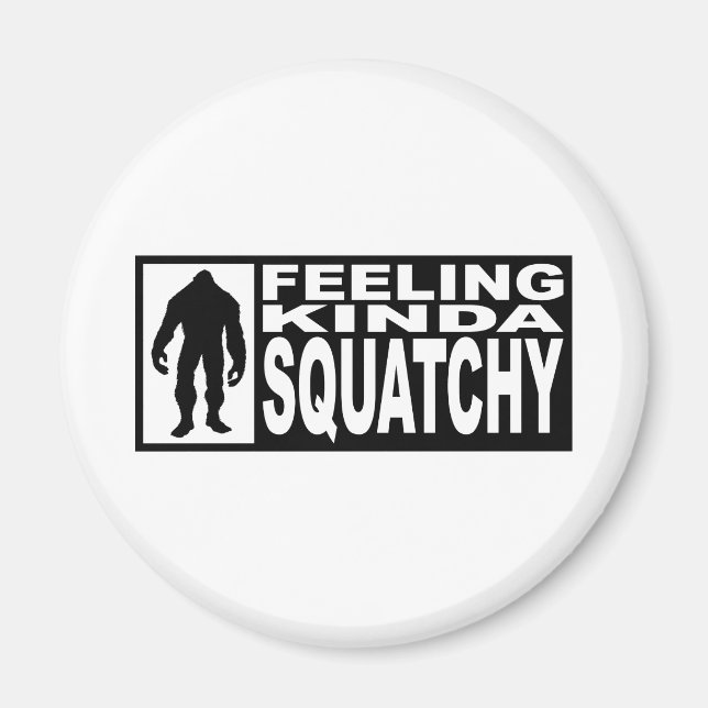 Korgväxel - hitta Bigfoot Magnet (Framsidan)