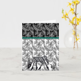 Korhogo-Inspired Greeting Card Kort