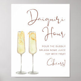 KORIANDER Bohemisk Bröllops Daiquiri Timmars Affis Poster