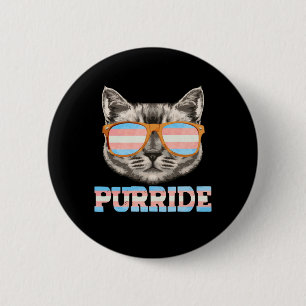 Köride Cat Pride LGBT Transgender Flagga Trans Pet Knapp
