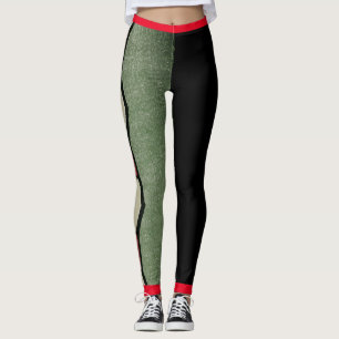 KORIN JAPANESE WOODBLOCK MÖNSTER FÖR BEGÄRAN LEGGINGS