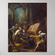 Körister - Alessandro Magnasco Finkonstplakat