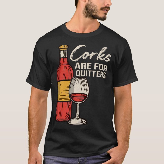 Kork är till för kvittrar t shirt (Framsida)