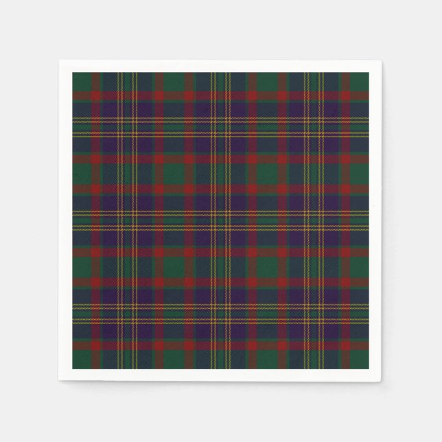 Kork County Irish Tartan Pappersservett (Framsidan)