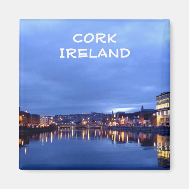Kork i Night, Irland Magnet (Framsidan)