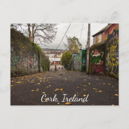 Kork Ireland Street Art Photographic Postcard Vykort