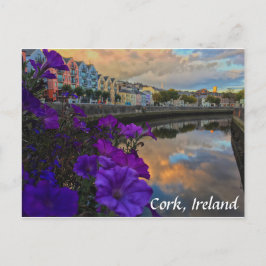 Kork Irland blommor, flodLee vykort
