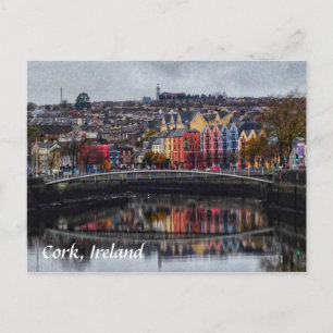 Kork Irland, Färger i vintervykort Vykort