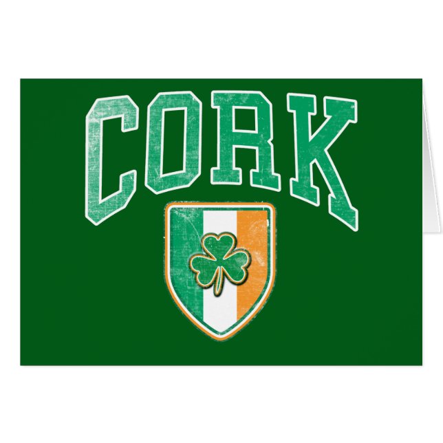 KORK Irland Hälsningskort (Framsidan Horizontal)
