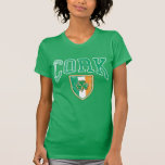 KORK Irland Tee<br><div class="desc">Kork är en stad i Irland. Det ligger i Sydregionen och i provinsen Munster. Vår utformning ger färg på Irland en schyssten och en vättande effekt. Roligt till St. Patrick's Day eller när du vill visa ditt irländska pride. Från Leprechaun Gifts med Zazzle-garantin.</div>