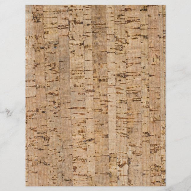 Kork oak mönster reklamblad (Framsidan)