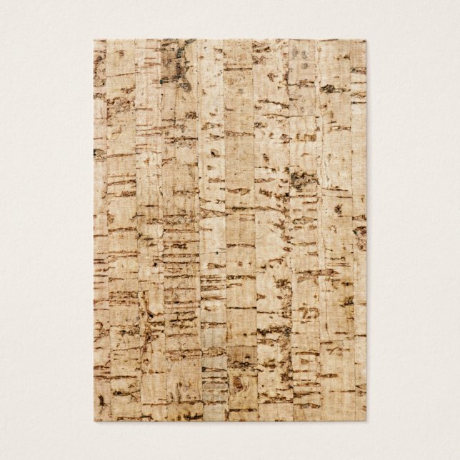 Kork oak mönster visitkort (Framsidan)