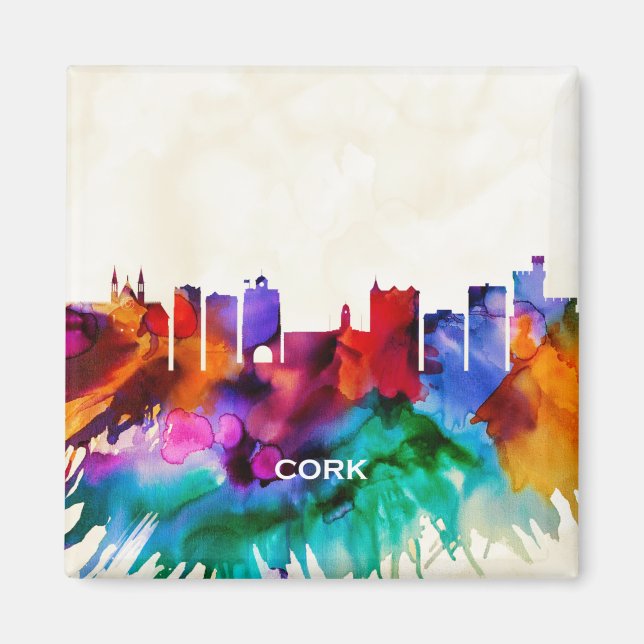 Kork Skyline Magnet (Framsidan)