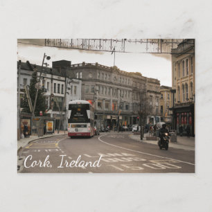 Kork St. Patrick's Street Photographic Postcard Vykort
