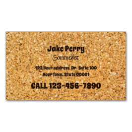 Kork Vin konsult Magnetiska Visitkort