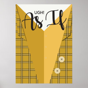 Korkad Minimalist affisch