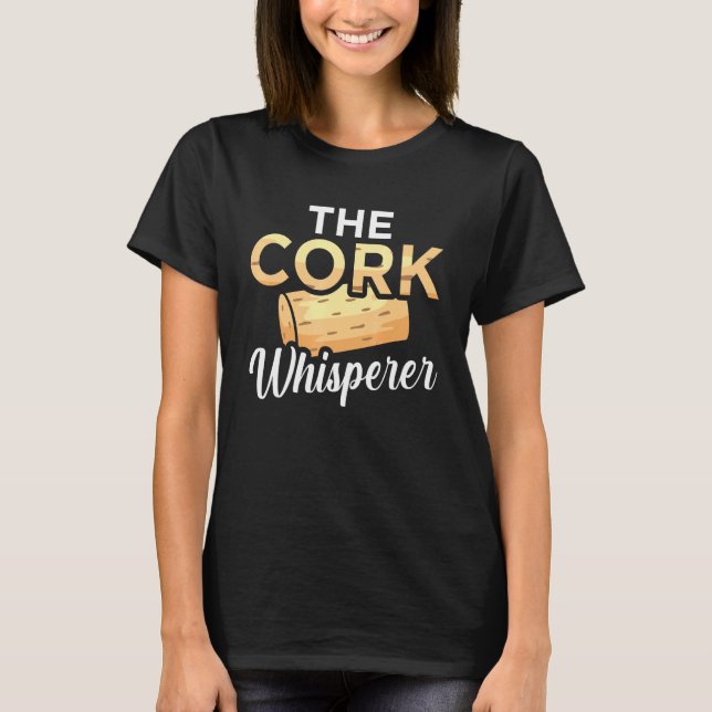 Korkflüstrat Vingrämmare Grafisk T Shirt (Framsida)