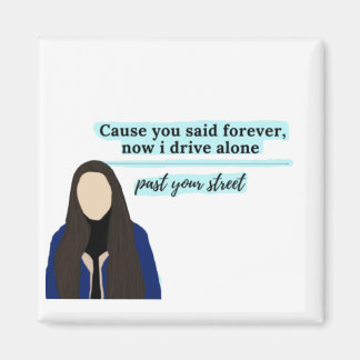 körkort av olivia rodrigo magnet