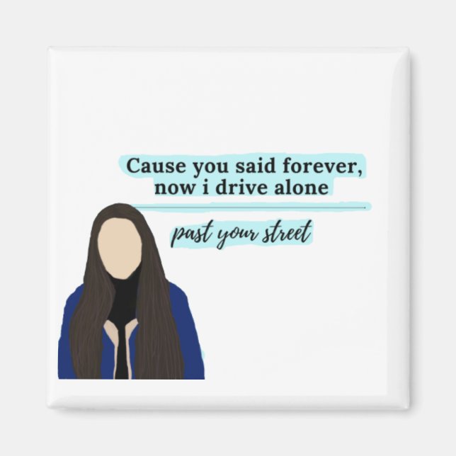 körkort av olivia rodrigo magnet (Framsidan)