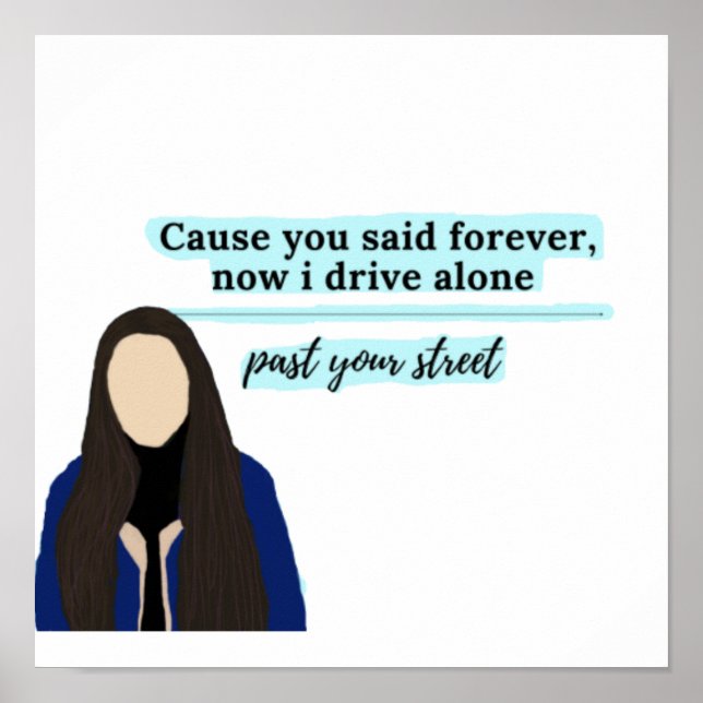 körkort av olivia rodrigo poster (Framsidan)