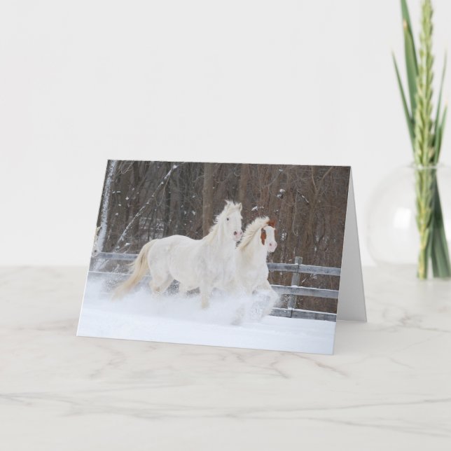 Körkort för hästar Helgdag Card Helgkort (Framsida)